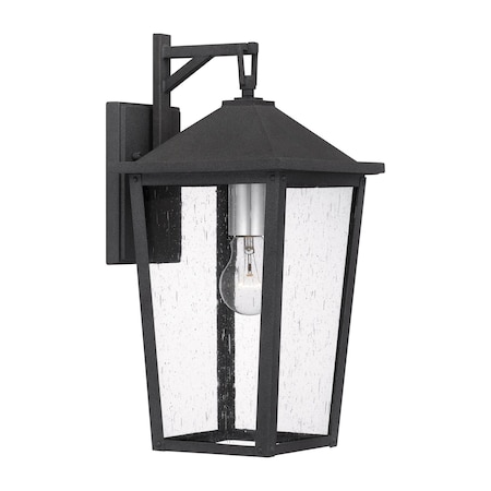 Quoizel Stoneleigh Outdoor Wall 1 Light Mottled Black STNL8408MB